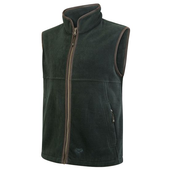 Hoggs Stenton Insulating Technical Fleece Gilet - Pine Green