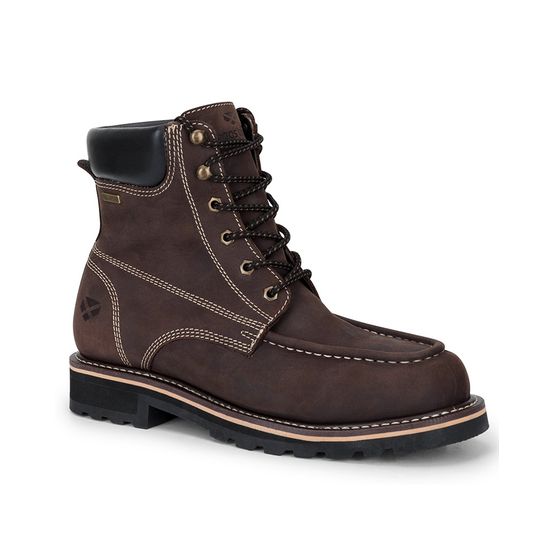 Hoggs Selkirk Moc Waterproof Leather Work Boot - Oak Brown
