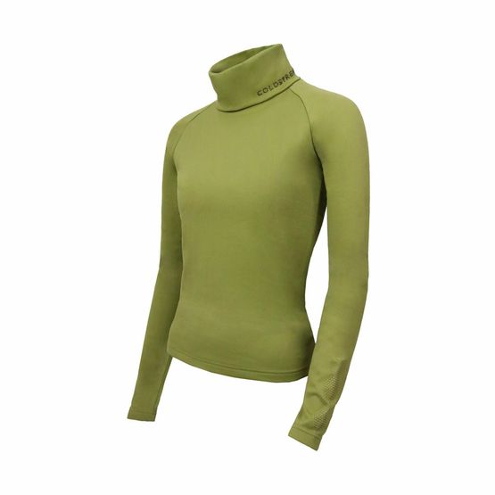 Women's Coldstream Next Generation Legars Olive Green Roll Neck Top