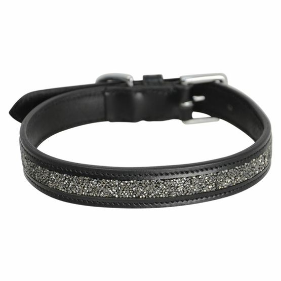 Hy Encrusted Dog Collar - Black