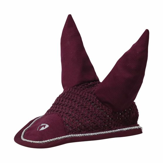 Hy Equestrian Synergy Fly Veil - Fig/Silver