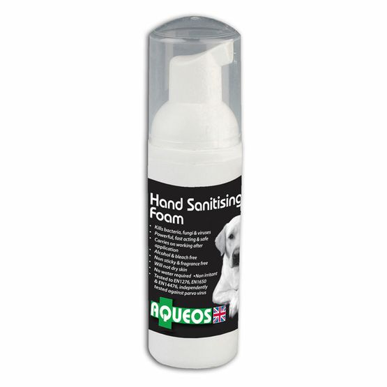Aqueos Anti-Bacterial Canine Hand Sanitising Foam