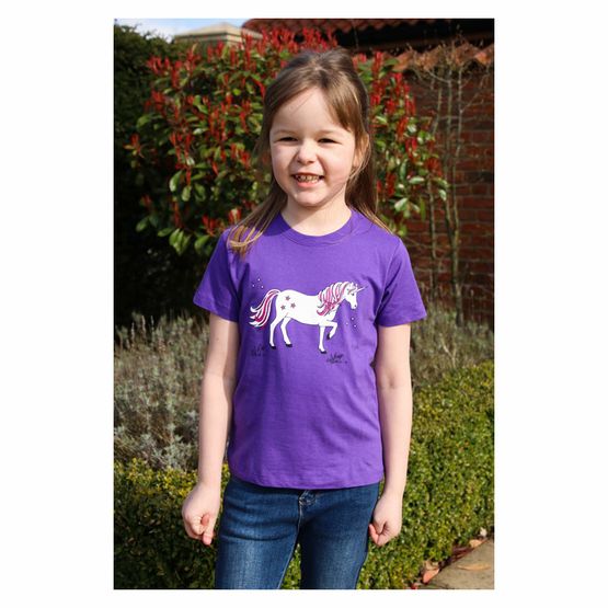 British Country Collection Dancing Unicorn Childs Tee