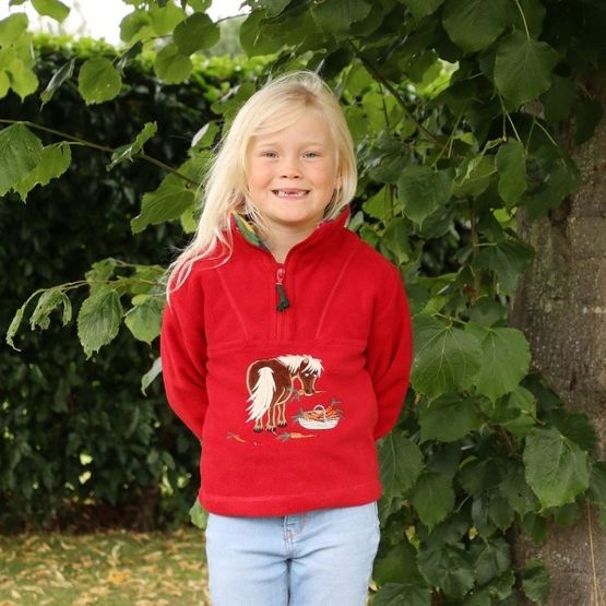 British Country Collection Carrot Pony Childrens Fleece Jacket