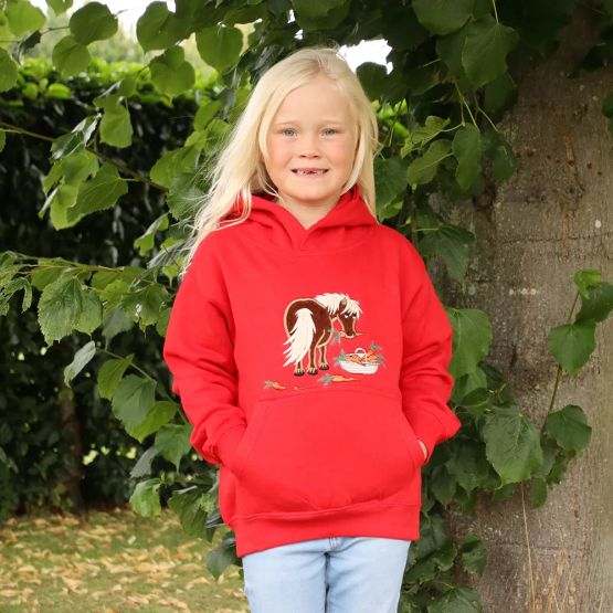 British Country Collection Carrot Pony Childrens Hoodie