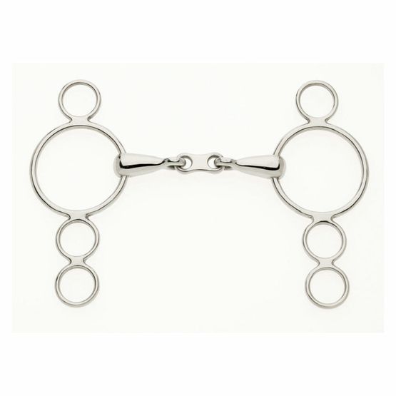 Continental 3 Ring French Link Snaffle