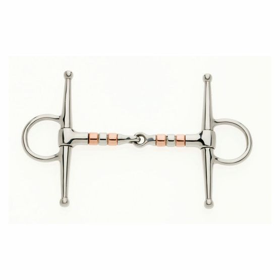 Copper Roller Full Cheek Jointed Snaffle