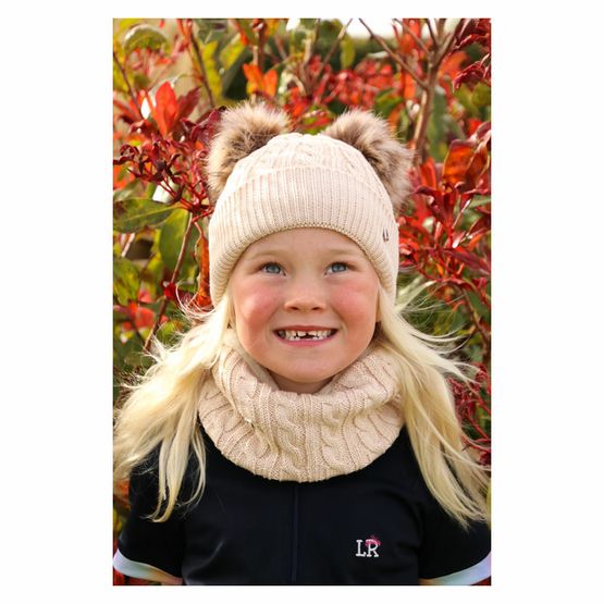 Hy Equestrian Morzine Children's Hat and Snood Set
