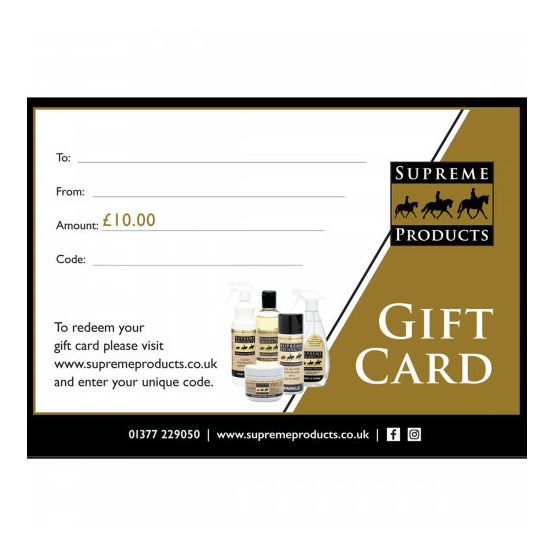 Supreme Products Gift Voucher