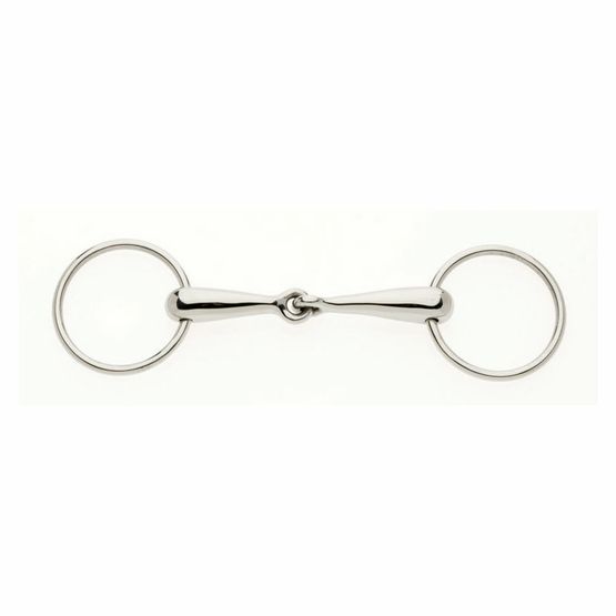 Thin German Hollow Mouth Loose Ring Snaffle