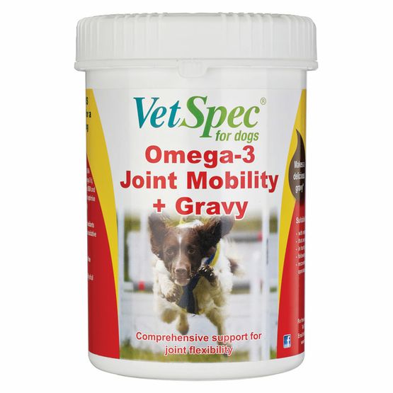 VetSpec Omega-3 Joint Mobility + Gravy Supplement For Dogs - 500g