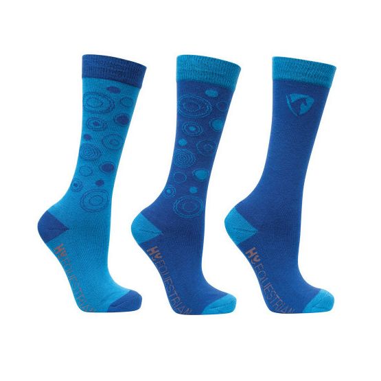 Hy Equestrian DynaMizs Ecliptic Socks (Pack of 3)