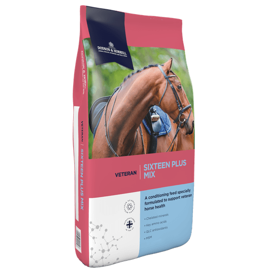 Dodson &amp; Horrell Sixteen Plus Mix Veteran Horse Feed - 20kg