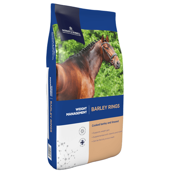 Dodson &amp; Horrell Barley Rings Weight Gain Horse Feed - 15kg