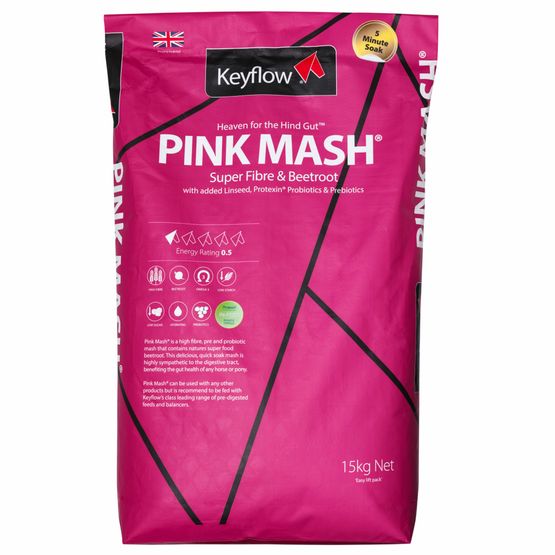 Keyflow Pink Mash Healthy Hindgut Feed - 15kg