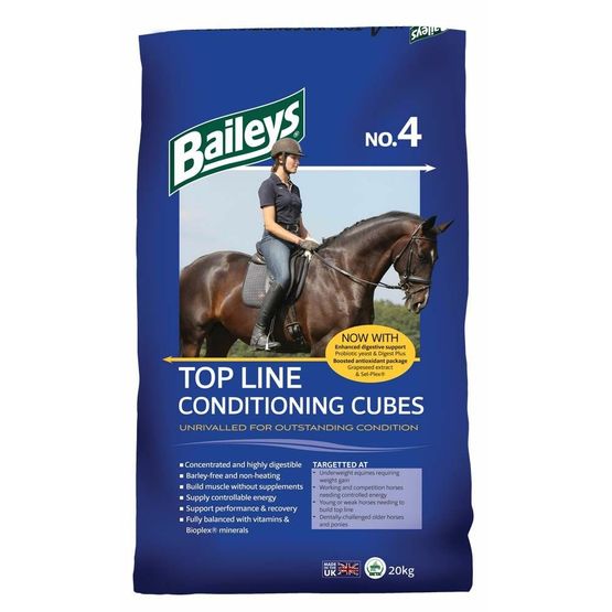 Baileys No. 4 Top Line Horse Weight Gain &amp; Conditioning Cubes - 20kg