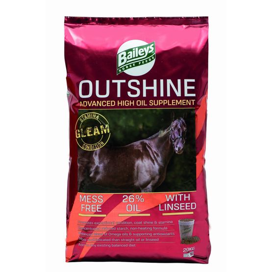 Baileys Outshine Advanced High Oil Horse Supplement - 20kg