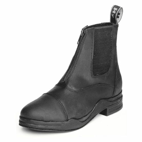 Hy Equestrian Wax Leather Zip Boot - 3