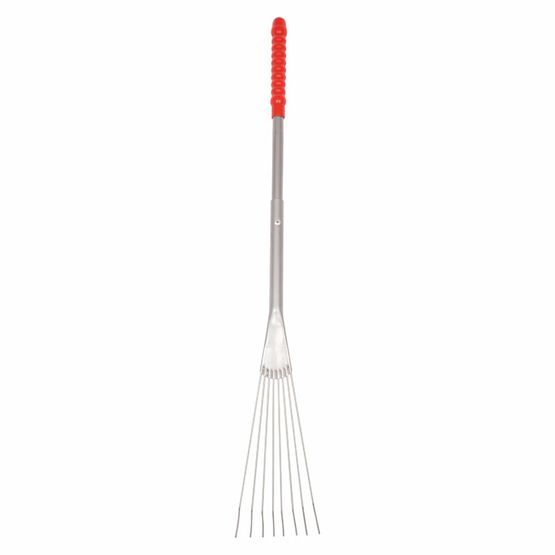 Red Gorilla Big Tidee Metal Long Handle Mucking Out Rake - 75.5cm