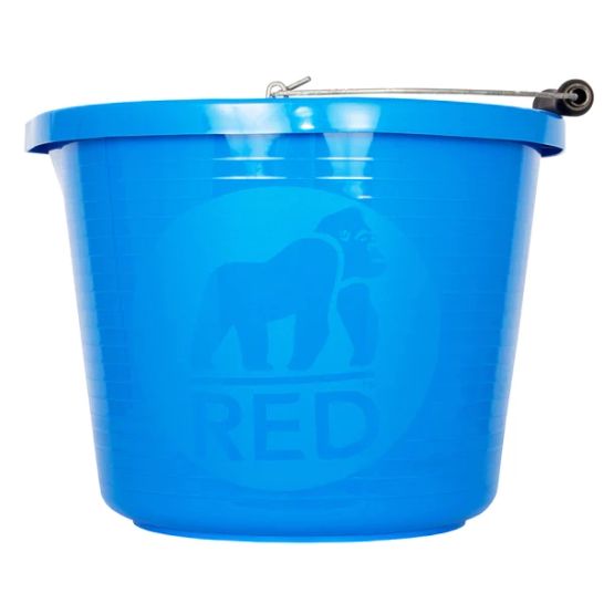 Red Gorilla Extra-Strong Premium Multipurpose Bucket - 3 Gallons (Blue)