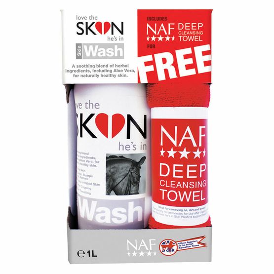 NAF Love The SKIN He's In Skin Wash with Free NAF Deep Cleansing Towel