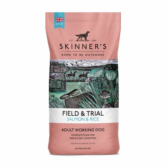 Skinner’s Field &amp; Trial Salmon &amp; Rice Adult Dog Food - 15kg