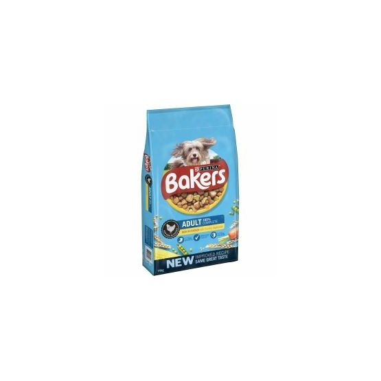 Bakers Complete Chicken &amp; Veg Adult Dog Food - 14kg
