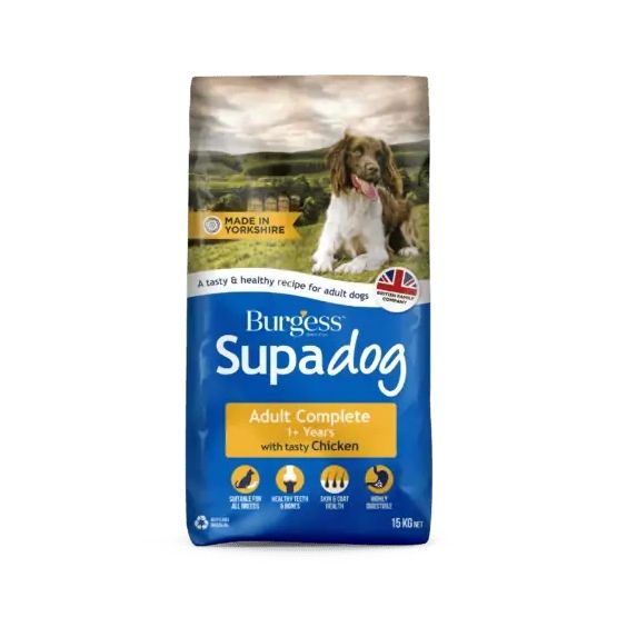 Burgess Supadog Chicken Adult Dog Food - 12.5kg