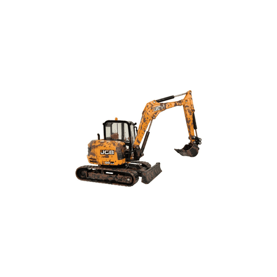 Britains Muddy Edition JCB 86C-2 Midi Excavator Scale Model