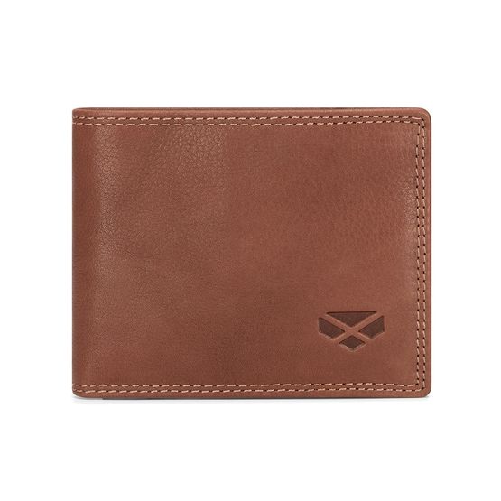 Hoggs Monarch Full Grain Leather Cardholder Wallet - Hazelnut