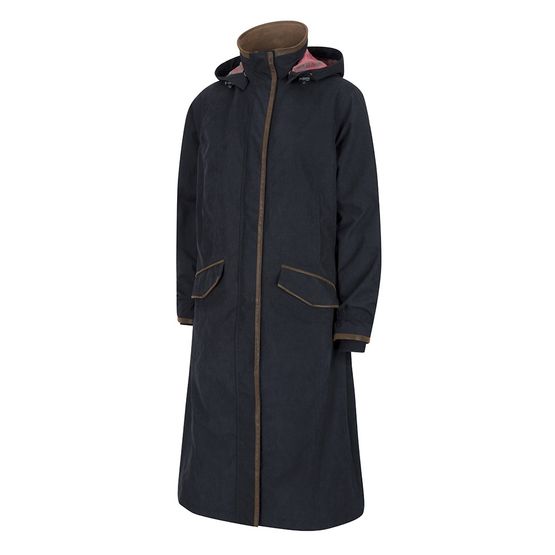 Hoggs Struther Women's Waterproof Long Riding Coat - Navy