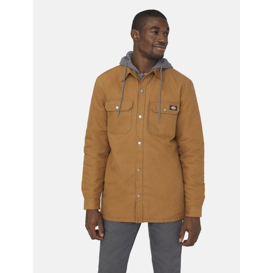 Dickies Brown Duck Shirt Jacket