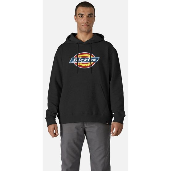 Dickies Logo Graphic Black Fleeced Hoodie