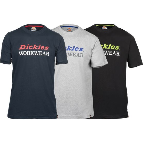 Dickies Rutland 3 Pack Black Graphic T-Shirts