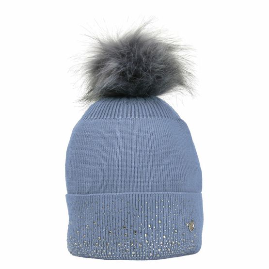 Hy Equestrian Synergy Diamante Bobble Hat - One Size