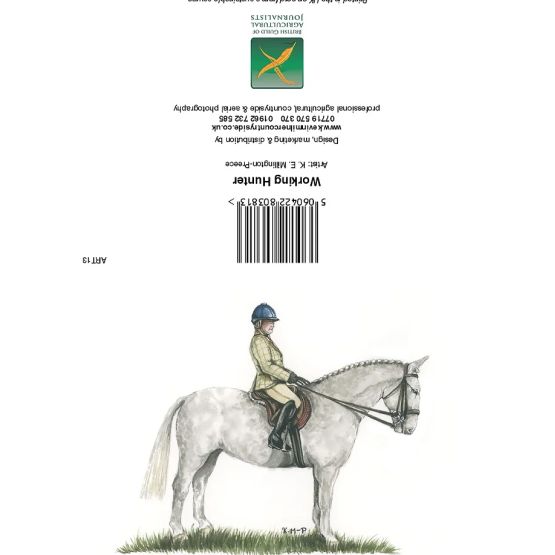 Kevin Milner Countryside Cards Ploughing Match/Working Hunter