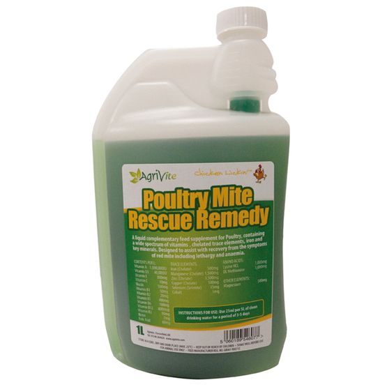 AGRIVITE POULTRY MITE RESCUE REMEDY