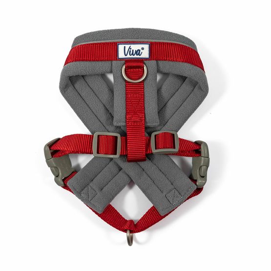ANCOL VIVA PADDED HARNESS RED