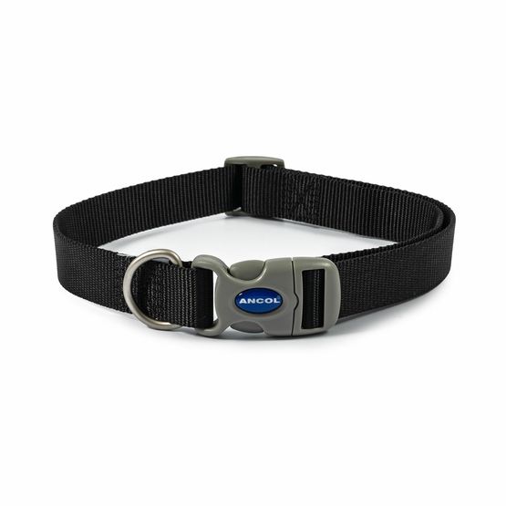 ANCOL VIVA QUICK FIT COLLAR BLACK