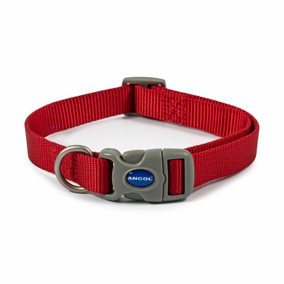 ANCOL VIVA QUICK FIT COLLAR RED