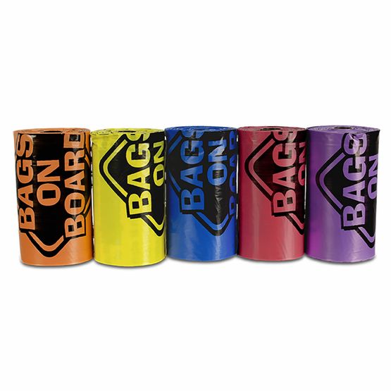 BAGS ON BOARD FIRE HYDRANT POOP BAG COUNTER DISPLAY REFILL