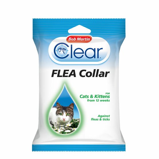 BOB MARTIN CLEAR FLEA COLLAR FOR CATS &amp; KITTENS