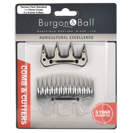 BURGON &amp; BALL FARMER PACK COMB &amp; CUTTERS STANDARD