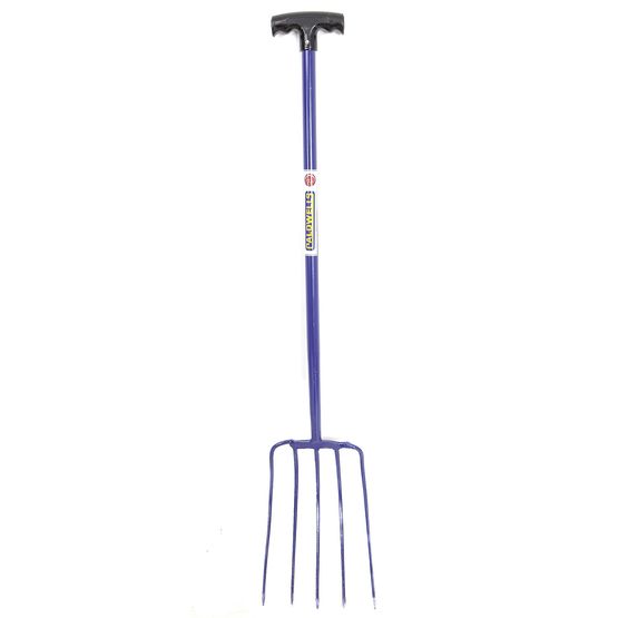 Caldwells Blue 5 Prong Tubular Muck Fork Pt