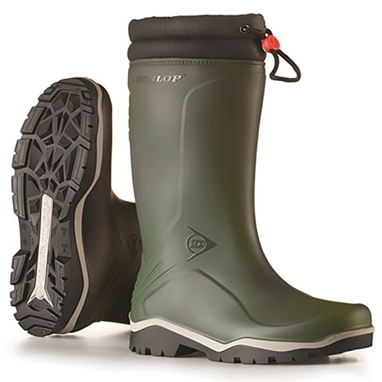 Dunlop Blizzard Green Safety Wellingtons
