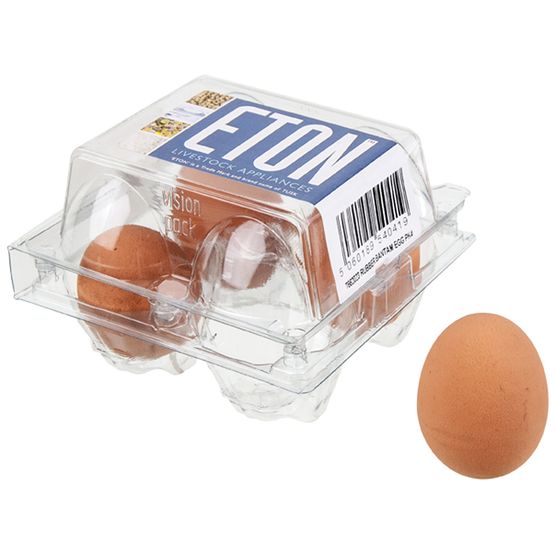 Eton Rubber Bantam Egg 4 Pack