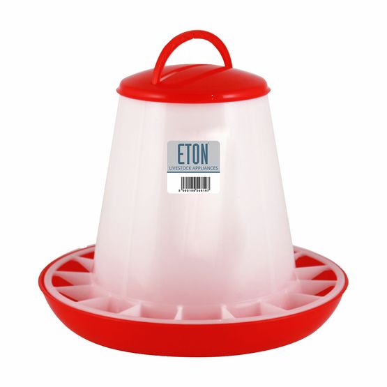 Eton TSF Red Plastic Poultry Feeder