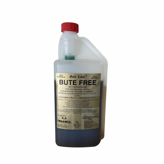 Gold Label Bute Free Liquid for Horses
