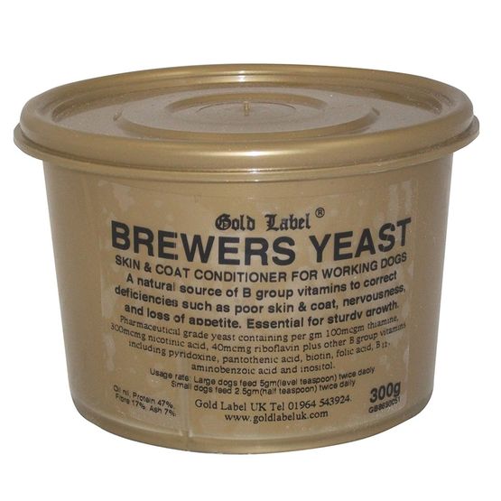 Gold Label Canine Brewers Yeast For Working Dogs 300g
