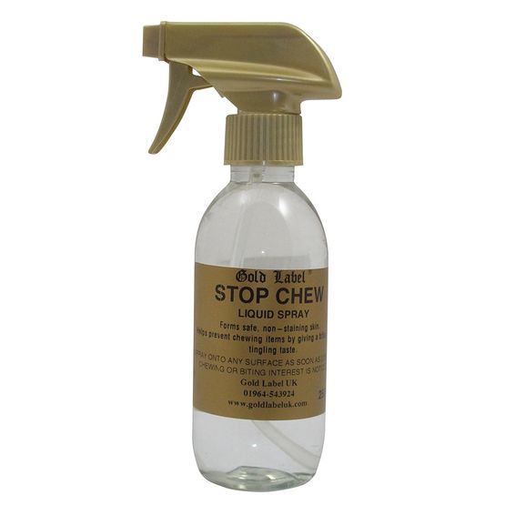 Gold Label Canine Stop Chew Liquid Spray